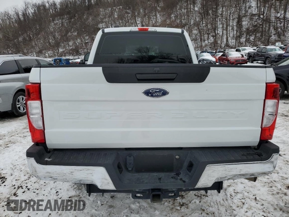 2022 Ford F-250 XL with VIN 1FT7X2B62NEE91107, listed as a Copart auction lot 45096755 with 64,461 mi miles and Non Repairable. Bid and sale history available at DreamBid. Image 6.