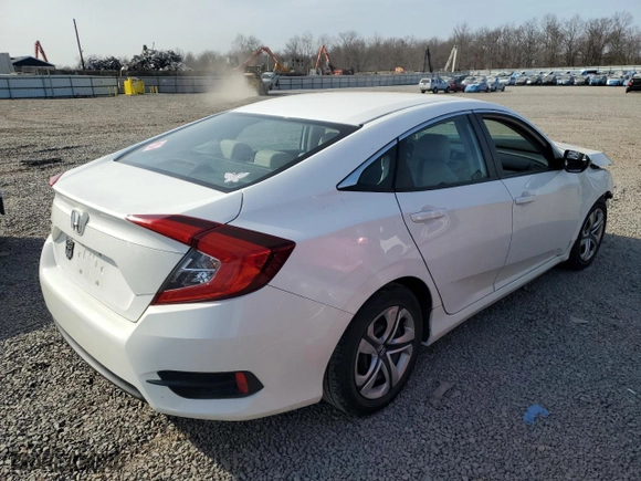 2017 Honda Civic Sedan LX with VIN 19XFC2F5XHE230843, listed as a Copart auction lot 49358425 with 150,935 mi miles and Salvage Title. Bid and sale history available at carsss.com. Image 3.