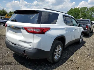 2019 Chevrolet Traverse LT Cloth with VIN 1GNEVGKW1KJ138314, listed as a Copart auction lot 61954473 with 56,718 mi miles. Bid and sale history available at carsss.com. Image 3.