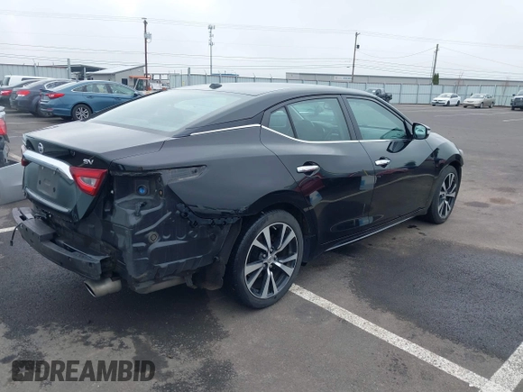 2017 Nissan Maxima SV with VIN 1N4AA6AP8HC444601, listed as a IAAI auction lot 41777190 with 96,488 mi miles and . Bid and sale history available at DreamBid. Image 4.