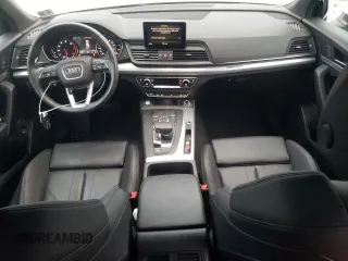 2020 Audi Q5 Premium with VIN WA1ANAFY5L2091293, listed as a Copart auction lot 44263385 with 45,383 mi miles and Salvage Title. Bid and sale history available at carsss.com. Image 8.