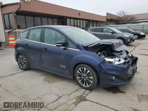 2017 Ford C-Max Energi Titanium with VIN 1FADP5FU9HL114003, listed as a Copart auction lot 45705544 with 104,103 mi miles. Bid and sale history available at carsss.com. Image 4.