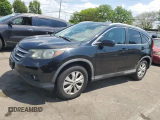 2012 Honda CR-V EX-L with VIN 2HKRM4H74CH610429, listed as a Copart auction lot 57187795 with 106,925 mi miles and Clean title. Bid and sale history available at DreamBid. Image 1.