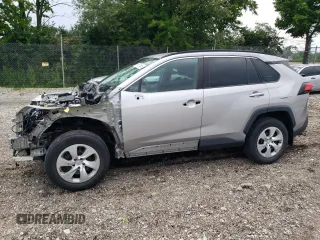 2019 Toyota RAV4 LE with VIN 2T3H1RFV3KW034794, listed as a Copart auction lot 59561005 with 63,320 mi miles and Salvage title. Bid and sale history available at DreamBid. Image 1.