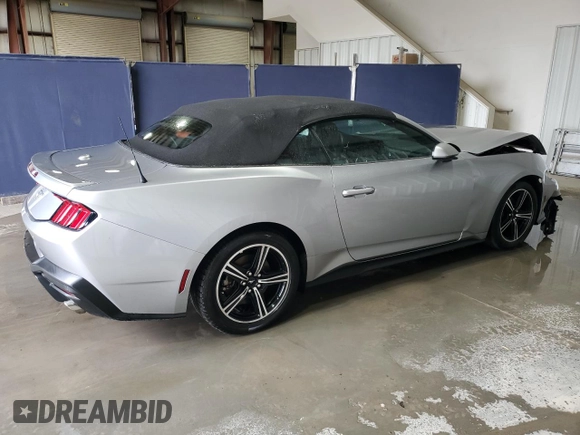 2024 Ford Mustang EcoBoost with VIN 1FAGP8UH9R5120166, listed as a Copart auction lot 51056675 with 27,412 mi miles and Clean Title. Bid and sale history available at carsss.com. Image 3.