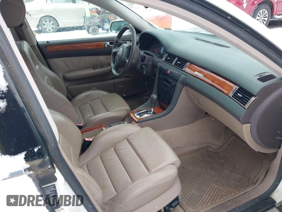 2001 Audi A6 with VIN WAUED54B01N124130, listed as a IAAI auction lot 41574761 with 137,069 mi miles. Bid and sale history available at carsss.com. Image 5.