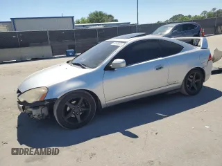 2002 Acura RSX Auto with VIN JH4DC54812C025379, listed as a Copart auction lot 49879075 with 180,454 mi miles and Salvage Title. Bid and sale history available at carsss.com. Image 1.