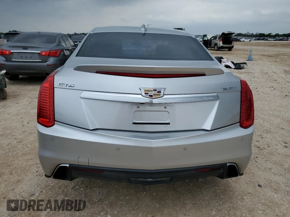 2017 Cadillac CTS RWD with VIN 1G6AP5SX0H0187343, listed as a Copart auction lot 54261215 with 45,812 mi miles and Salvage title. Bid and sale history available at DreamBid. Image 6.