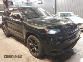 2017 Jeep Grand Cherokee SRT with VIN 1C4RJFDJ9HC819478, listed as a IAAI auction lot 41325490 with 63,551 mi miles. Bid and sale history available at carsss.com. Image 1.
