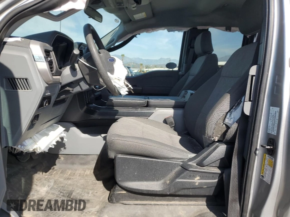 2023 Ford F-150 XL with VIN 1FTEX1CP8PKG08377, listed as a Copart auction lot 45999745 with 18,244 mi miles and Salvage title. Bid and sale history available at DreamBid. Image 7.