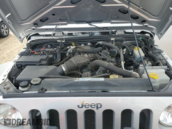 2009 Jeep Wrangler X with VIN 1J4FA24199L787574, listed as a Copart auction lot 58189835 with 74,331 mi miles and Salvage title. Bid and sale history available at DreamBid. Image 12.