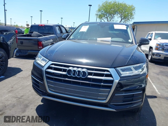 2018 Audi Q5 Premium Plus z VIN WA1BNAFY7J2094777, wystawiony jako IAAI lot #42265300 z przebiegiem Nie podano mil oraz . Historia ofert i sprzedaży dostępna na DreamBid. Obrazek 12.