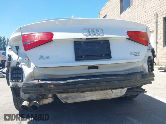 2014 Audi A4 Premium Plus with VIN WAUFFAFL6EN007719, listed as a IAAI auction lot 42530090 with 91,546 mi miles and . Bid and sale history available at DreamBid. Image 6.