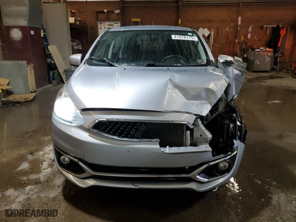 2019 Mitsubishi Mirage SE with VIN ML32A4HJ1KH012644, listed as a Copart auction lot 41978175 with 50,523 mi miles and Salvage Title. Bid and sale history available at carsss.com. Image 5.