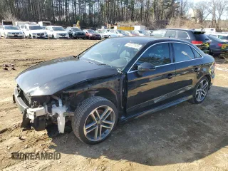 2017 Audi A3 Sedan Premium Plus with VIN WAUJ8GFF1H1026563, listed as a Copart auction lot 48222885 with 114,543 mi miles and Salvage Title. Bid and sale history available at carsss.com. Image 1.