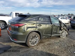 2022 Lexus RX 450h with VIN 2T2JGMDA2NC077634, listed as a Copart auction lot 46159825 with 19,583 mi miles and Non repairable. Bid and sale history available at DreamBid. Image 3.