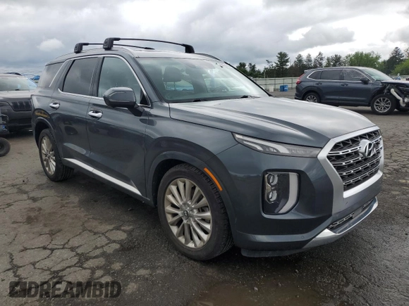 2020 Hyundai Palisade Limited with VIN KM8R5DHE7LU153662, listed as a Copart auction lot 60425625 with 36,340 mi miles and Salvage title. Bid and sale history available at DreamBid. Image 4.