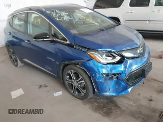 2018 Chevrolet Bolt EV Premier z VIN 1G1FX6S02J4130855, wystawiony jako IAAI lot #42249019 z przebiegiem 38 293 mil mil oraz . Historia ofert i sprzedaży dostępna na DreamBid. Obrazek 1.