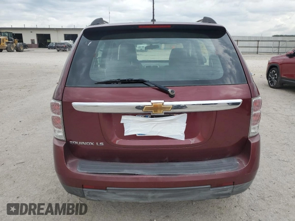 2007 Chevrolet Equinox LS with VIN 2CNDL13F476026547, listed as a Copart auction lot 65640744 with 177,385 mi miles and Salvage Title. Bid and sale history available at carsss.com. Image 6.