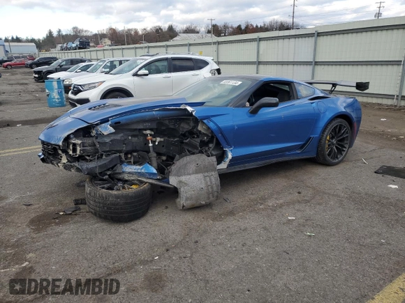 2016 Chevrolet Corvette Z06 3LZ with VIN 1G1YT2D60G5610605, listed as a Copart auction lot 83361134 with 23,939 mi miles and Salvage Title. Bid and sale history available at carsss.com. Image 1.