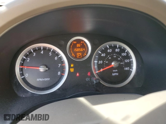 2010 Nissan Sentra SL with VIN 3N1AB6AP5AL710872, listed as a Copart auction lot 57518185 with 158,564 mi miles and Salvage title. Bid and sale history available at DreamBid. Image 9.