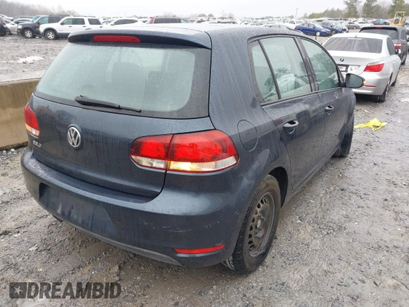 2012 Volkswagen Golf with VIN WVWDB7AJ4CW308026, listed as a IAAI auction lot 41553950 with 151,000 mi miles and . Bid and sale history available at DreamBid. Image 4.