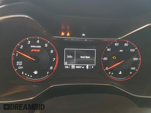 2021 Chevrolet TrailBlazer RS with VIN KL79MUSL5MB056985, listed as a Copart auction lot 46900434 with 46,937 mi miles and . Bid and sale history available at DreamBid. Image 9.