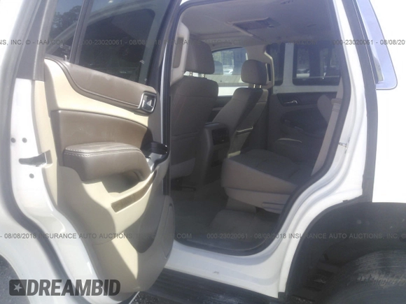 2016 Chevrolet Tahoe LT z VIN 1GNSCBKC4GR164108, wystawiony jako IAAI lot #23020061 z przebiegiem Nie podano mil oraz . Historia ofert i sprzedaży dostępna na DreamBid. Obrazek 8.