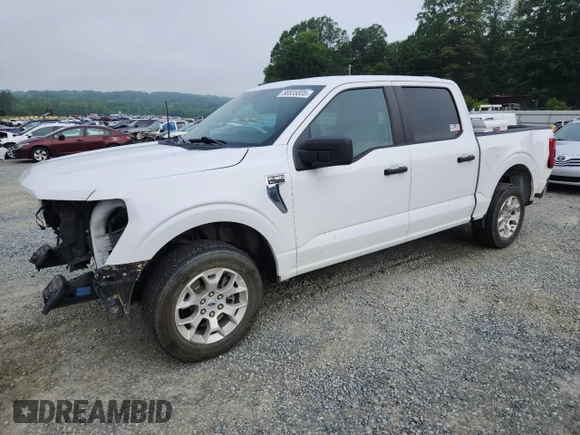 2021 Ford F-150 XL with VIN 1FTEW1C53MFB80059, listed as a Copart auction lot 58835805 with 85,998 mi miles and Salvage title. Bid and sale history available at DreamBid. Image 1.