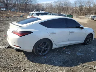 2024 Acura Integra w/A-Spec Technology Package with VIN 19UDE4H60RA025167, listed as a Copart auction lot 46004865 with 25,985 mi miles and Salvage Title. Bid and sale history available at carsss.com. Image 3.