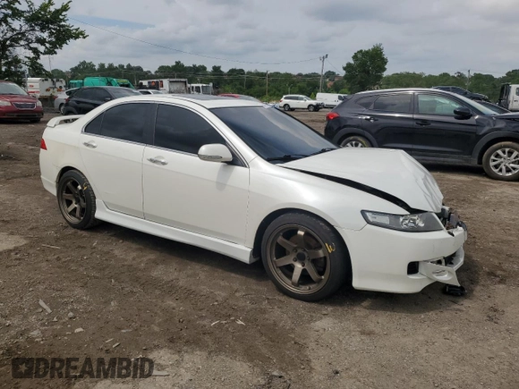 2006 Acura TSX с VIN JH4CL96846C018156, выставлен на аукционе Copart как лот 64400585 с пробегом 166 631 миль миль и Списание • Salvage title. История ставок и продаж доступна на DreamBid. Изображение 4.
