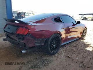 2016 Ford Mustang GT with VIN 1FA6P8CF1G5323500, listed as a Copart auction lot 62330735 with 105,273 mi miles and Salvage title. Bid and sale history available at DreamBid. Image 3.