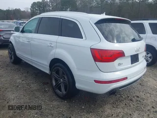2015 Audi Q7 S line Prestige with VIN WA1DGAFE7FD021509, listed as a IAAI auction lot 41724235 with 135,486 mi miles and . Bid and sale history available at DreamBid. Image 3.