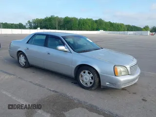 2003 Cadillac DeVille with VIN 1G6KD54YX3U102528, listed as a IAAI auction lot 42159424 with 108,720 mi miles. Bid and sale history available at carsss.com. Image 1.