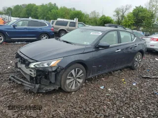 2019 Nissan Altima SV with VIN 1N4BL4DW9KC181578, listed as a Copart auction lot 55305895 with 46,494 mi miles and Salvage title. Bid and sale history available at DreamBid. Image 1.
