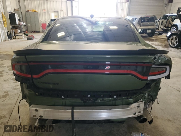 2021 Dodge Charger Scat Pack with VIN 2C3CDXGJXMH606615, listed as a Copart auction lot 51246025 with 13,971 mi miles and Salvage Title. Bid and sale history available at DreamBid. Image 6.
