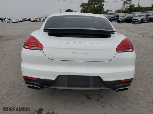 2015 Porsche Panamera 4 with VIN WP0AA2A7XFL001351, listed as a Copart auction lot 71398614 with 51,125 mi miles and Salvage Title. Bid and sale history available at carsss.com. Image 6.