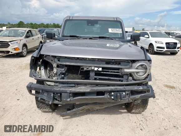 2021 Ford Bronco with VIN 1FMEE5DP3MLB06714, listed as a Copart auction lot 62336425 with 40,947 mi miles and Salvage title. Bid and sale history available at DreamBid. Image 5.
