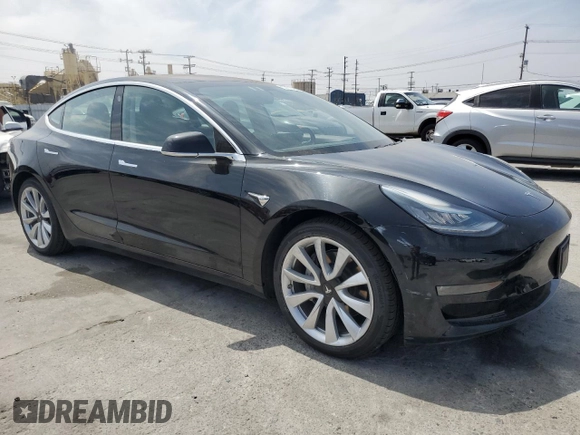 2018 Tesla Model 3 Long Range Battery with VIN 5YJ3E1EA6JF176429, listed as a Copart auction lot 53272005 with 46,243 mi miles and Salvage Title. Bid and sale history available at DreamBid. Image 4.