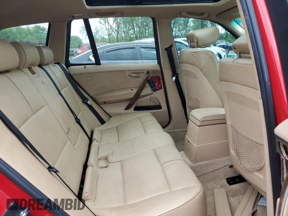 2007 BMW X3 3.0si with VIN WBXPC93447WF08350, listed as a Copart auction lot 55138105 with Not Provided miles and Non Repairable. Bid and sale history available at DreamBid. Image 10.