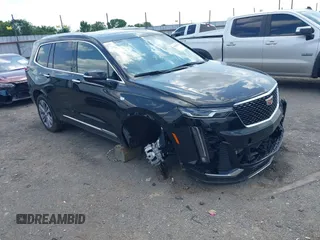 2025 Cadillac XT6 AWD Premium Luxury with VIN 1GYKPDRS3SZ118214, listed as a IAAI auction lot 42100315 with 12,795 mi miles and . Bid and sale history available at DreamBid. Image 1.
