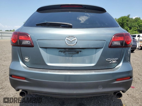 2013 Mazda CX-9 Sport with VIN JM3TB3BV2D0405565, listed as a Copart auction lot 62314455 with 146,825 mi miles and Salvage title. Bid and sale history available at DreamBid. Image 6.