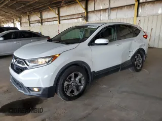 2019 Honda CR-V EX with VIN 5J6RW1H52KA028403, listed as a Copart auction lot 58638205 with 66,836 mi miles and Salvage title. Bid and sale history available at DreamBid. Image 1.