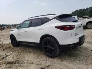 2019 Chevrolet Blazer RS with VIN 3GNKBJRS7KS640321, listed as a Copart auction lot 56576665 with 117,005 mi miles and Salvage title. Bid and sale history available at DreamBid. Image 2.