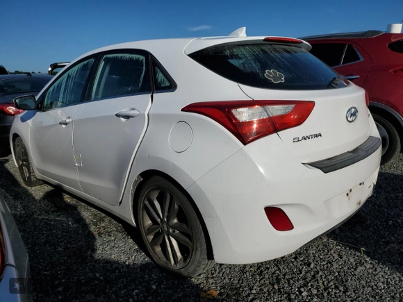 2016 Hyundai Elantra GT with VIN KMHD35LH7GU289402, listed as a Copart auction lot 73848224 with 0 mi miles and Salvage Title. Bid and sale history available at carsss.com. Image 2.