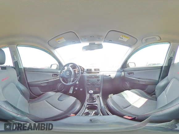 2007 Mazda 3 Mazdaspeed3 Sport with VIN JM1BK34LX71728213, listed as a Copart auction lot 59365595 with 137,170 mi miles and Salvage title. Bid and sale history available at DreamBid. Image 14.