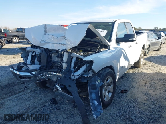 2020 Ram 1500 Big Horn with VIN 1C6RREBT8LN277897, listed as a IAAI auction lot 41351006 with 50,155 mi miles. Bid and sale history available at carsss.com. Image 17.