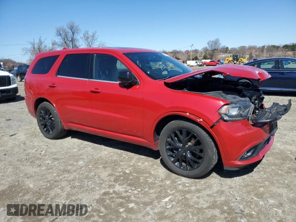 2016 Dodge Durango R/T with VIN 1C4SDJCT0GC363223, listed as a Copart auction lot 49968855 with 137,597 mi miles and Salvage Title. Bid and sale history available at DreamBid. Image 4.
