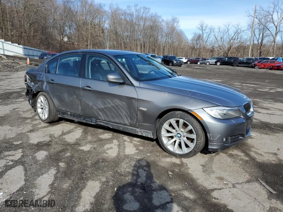 2011 BMW 3 Series 328i xDrive with VIN WBAPK5C57BF123577, listed as a Copart auction lot 49544915 with 0 mi miles and Salvage Title. Bid and sale history available at carsss.com. Image 4.