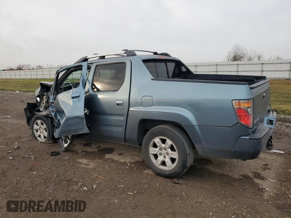 2006 Honda Ridgeline RTS with VIN 2HJYK16406H573624, listed as a Copart auction lot 44904365 with 211,688 mi miles and Salvage Title. Bid and sale history available at carsss.com. Image 2.